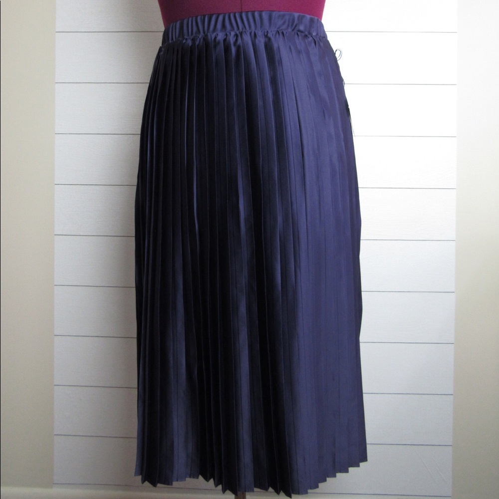 Ava and Viv purple pleated skirt